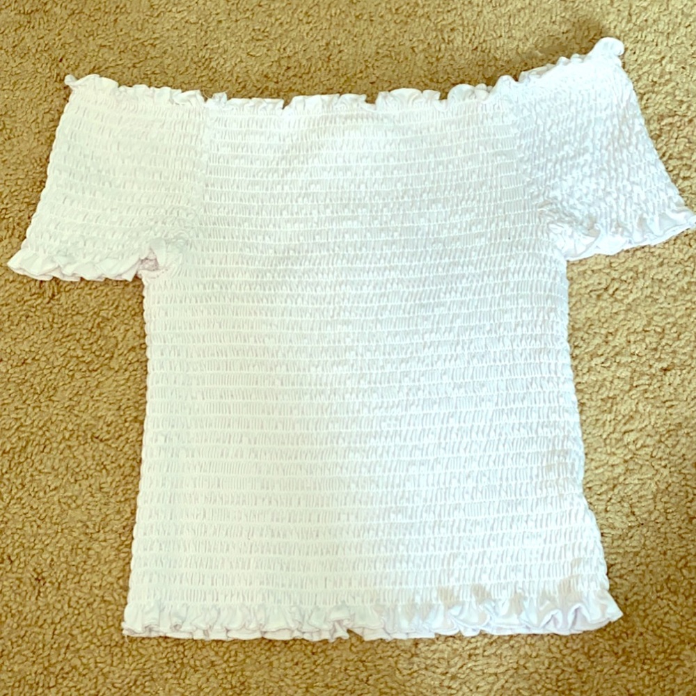 Off-Shoulder Crop Top